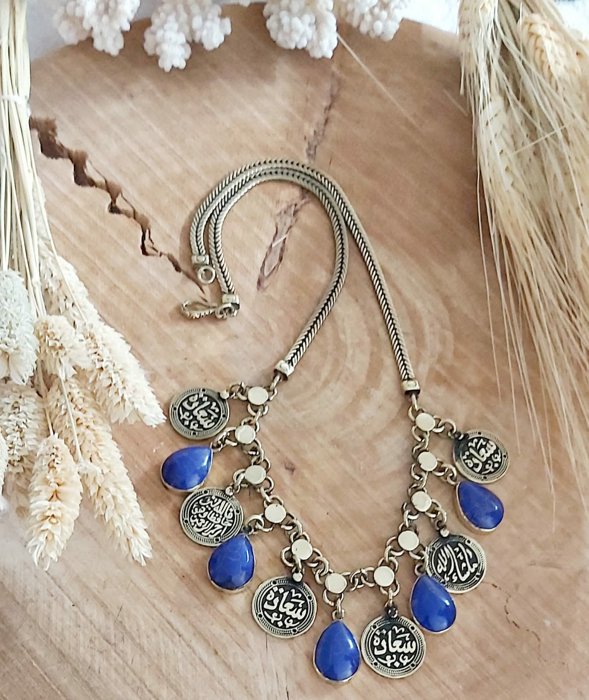 Arabic pure copper necklace