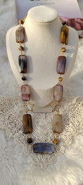 Pure Agate Necklace (75 cm)