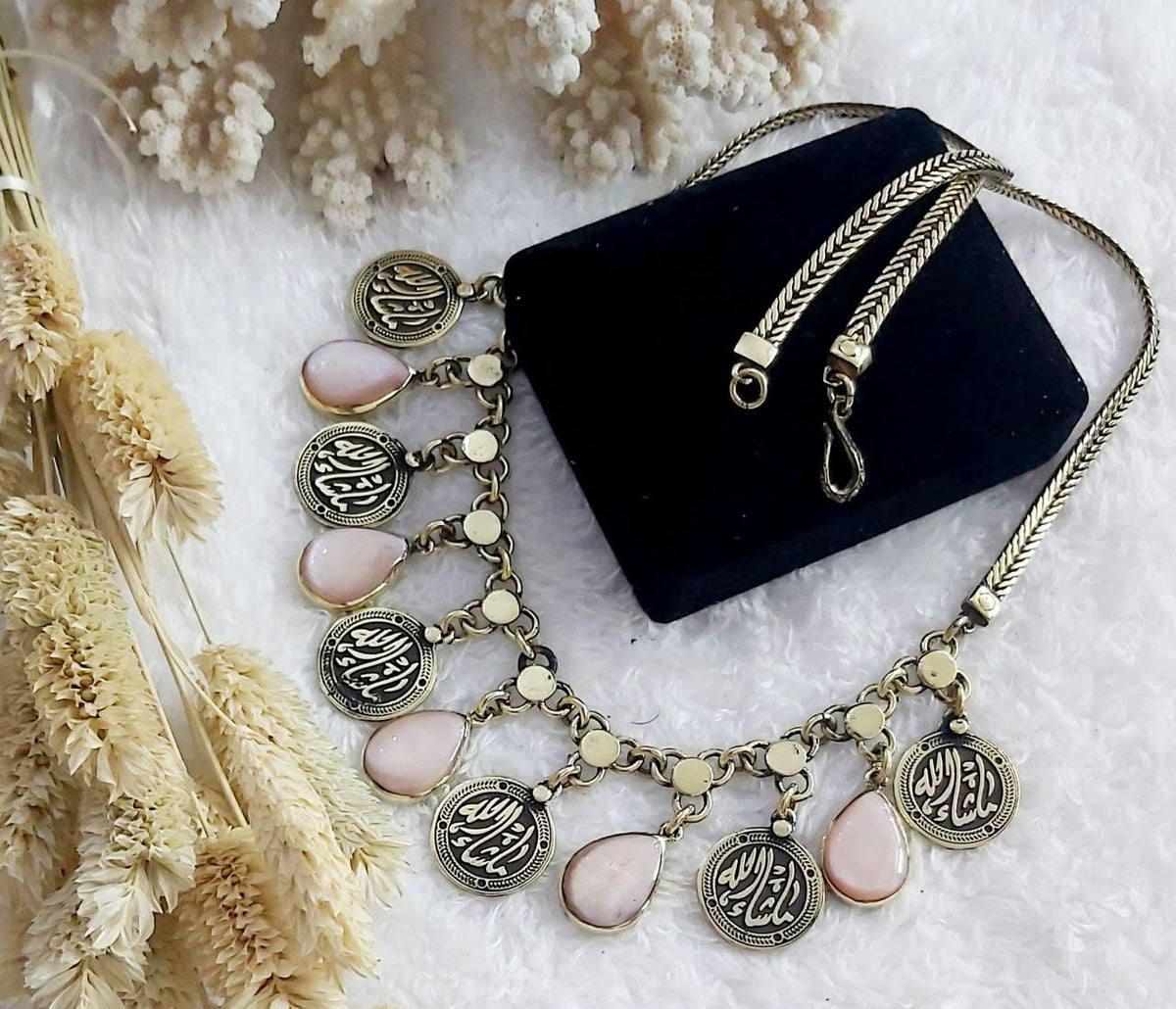 Arabic pure copper necklace