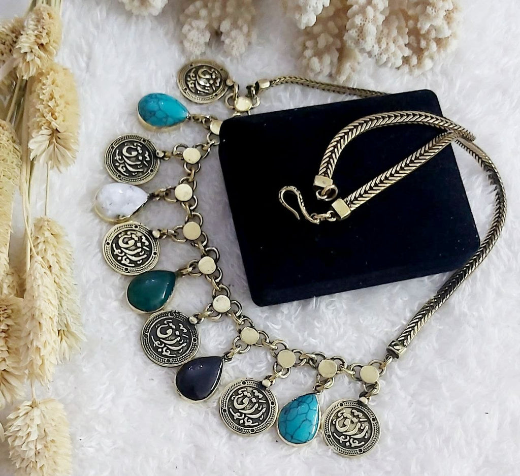 Arabic pure copper necklace