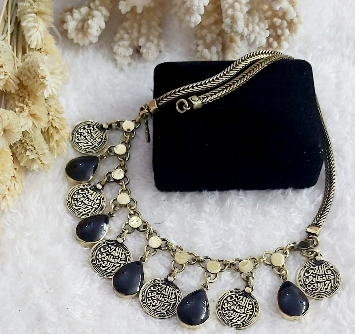 Arabic pure copper necklace