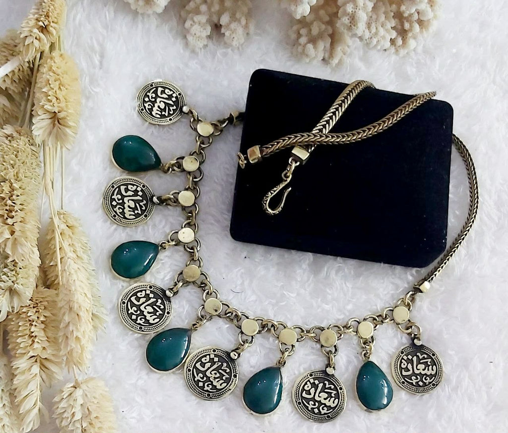 Arabic pure copper necklace