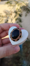 Gold plated ring free size
