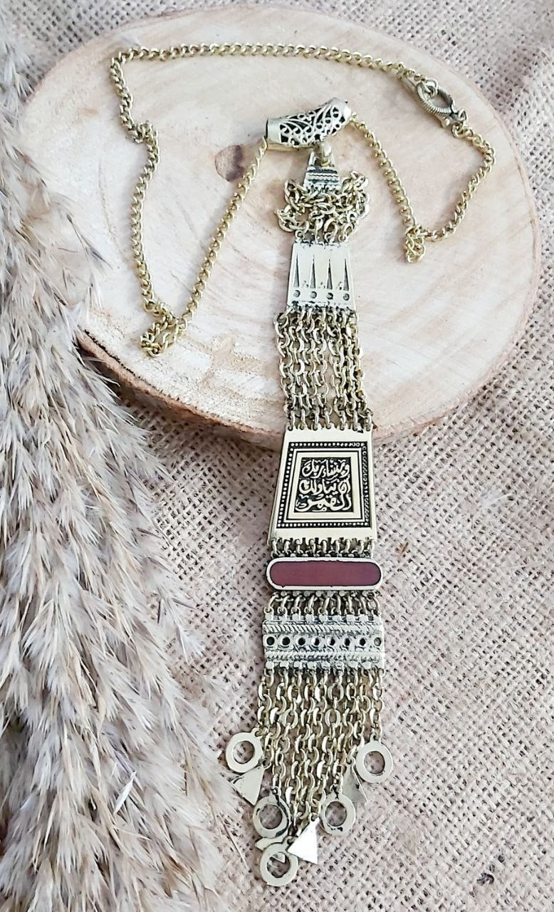Giraffe Pure Copper Statement Necklace