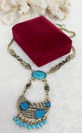 Bedouin Pure Copper Necklace with Stone