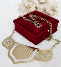Geometric Filigree Pure Copper Statement Necklace
