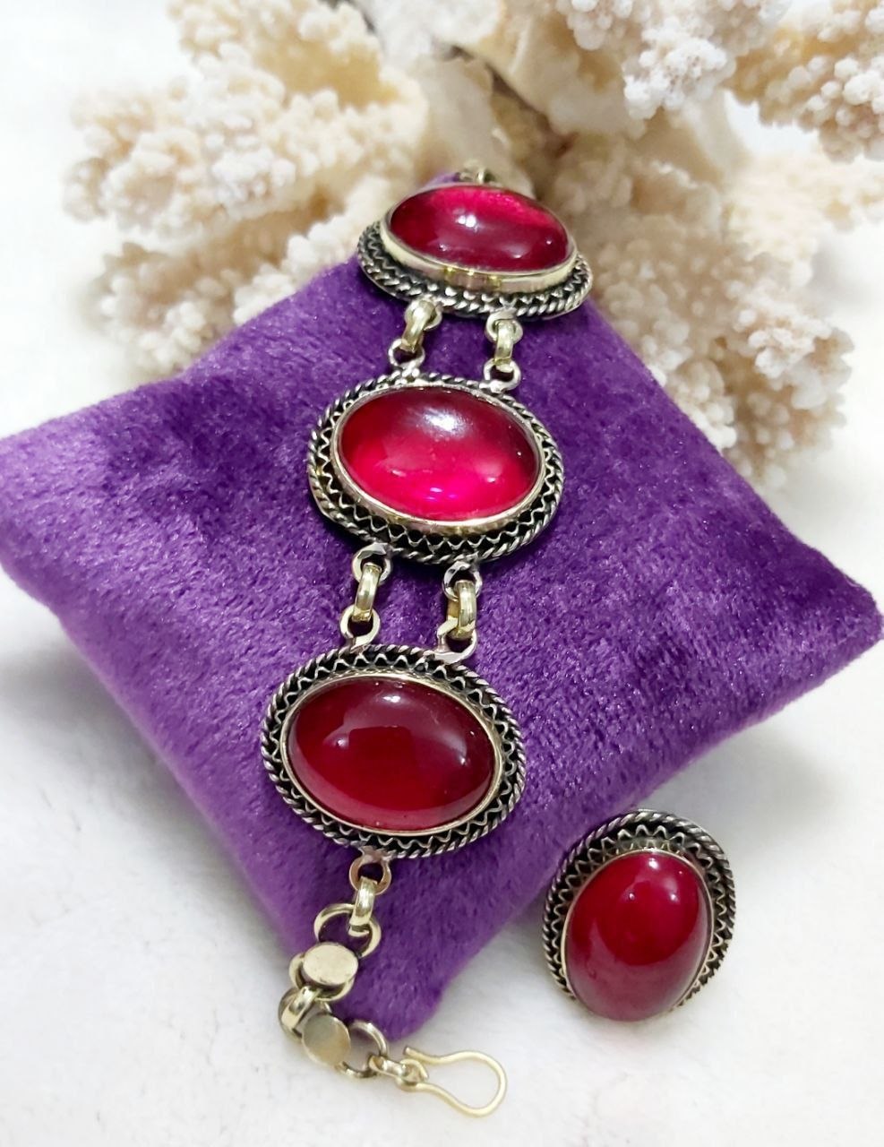 Pure Copper Triple Jewelry Set
