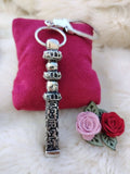 Kaaba Key Silver-Plated Bag Charm & Keychain